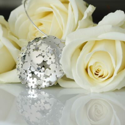 collier Myosotis argent (3)