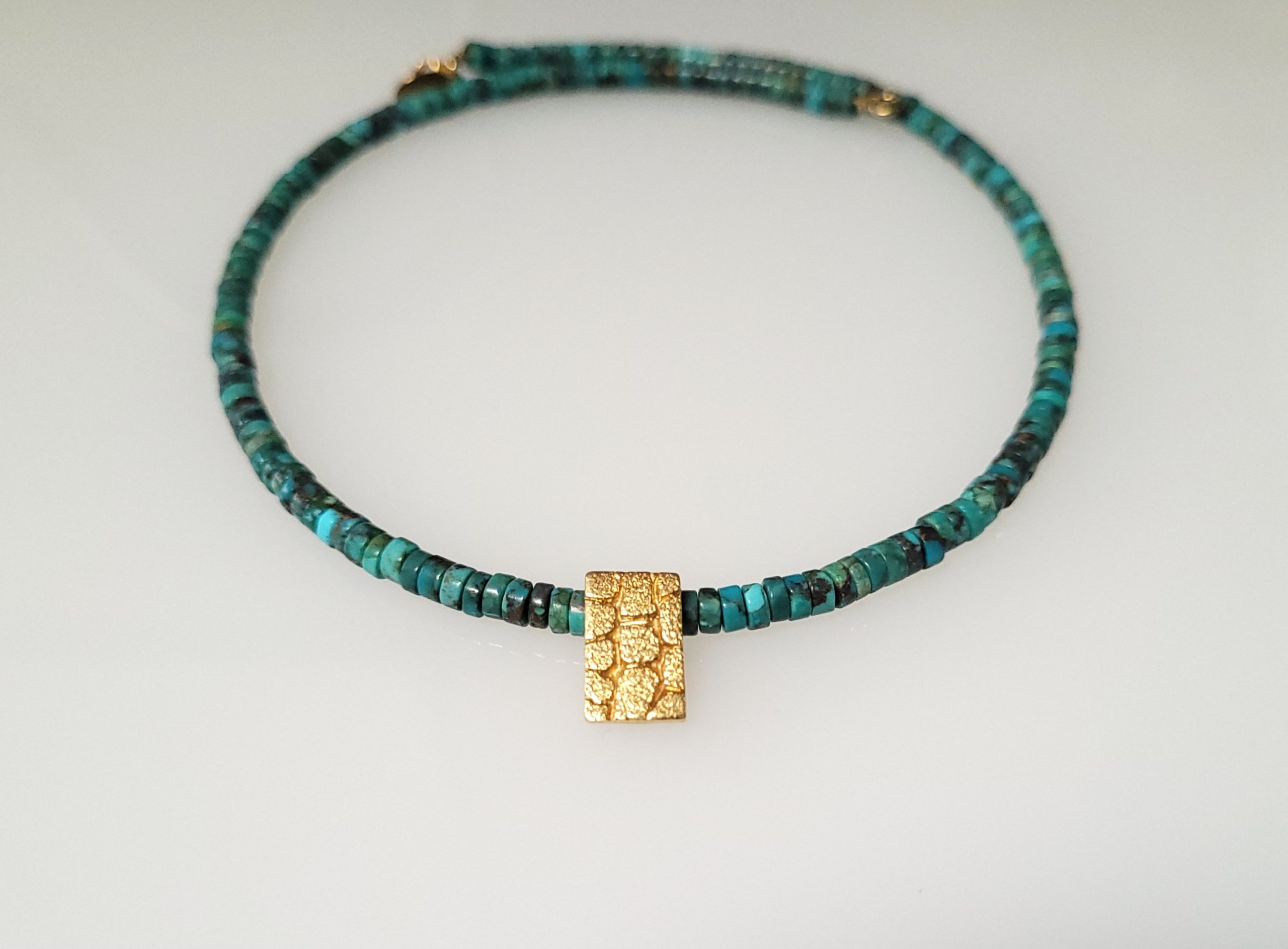 collier CUZCO Vermeil -turquoises