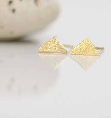 Boucles d'oreilles SCORTEA triangle - or