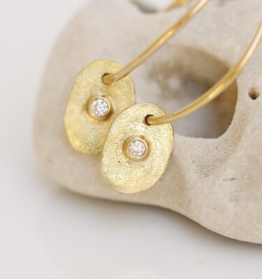 Boucles d'oreilles GRANAE pendeloques - or