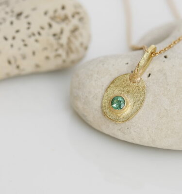 Pendentif GRANAE - or - Emeraude